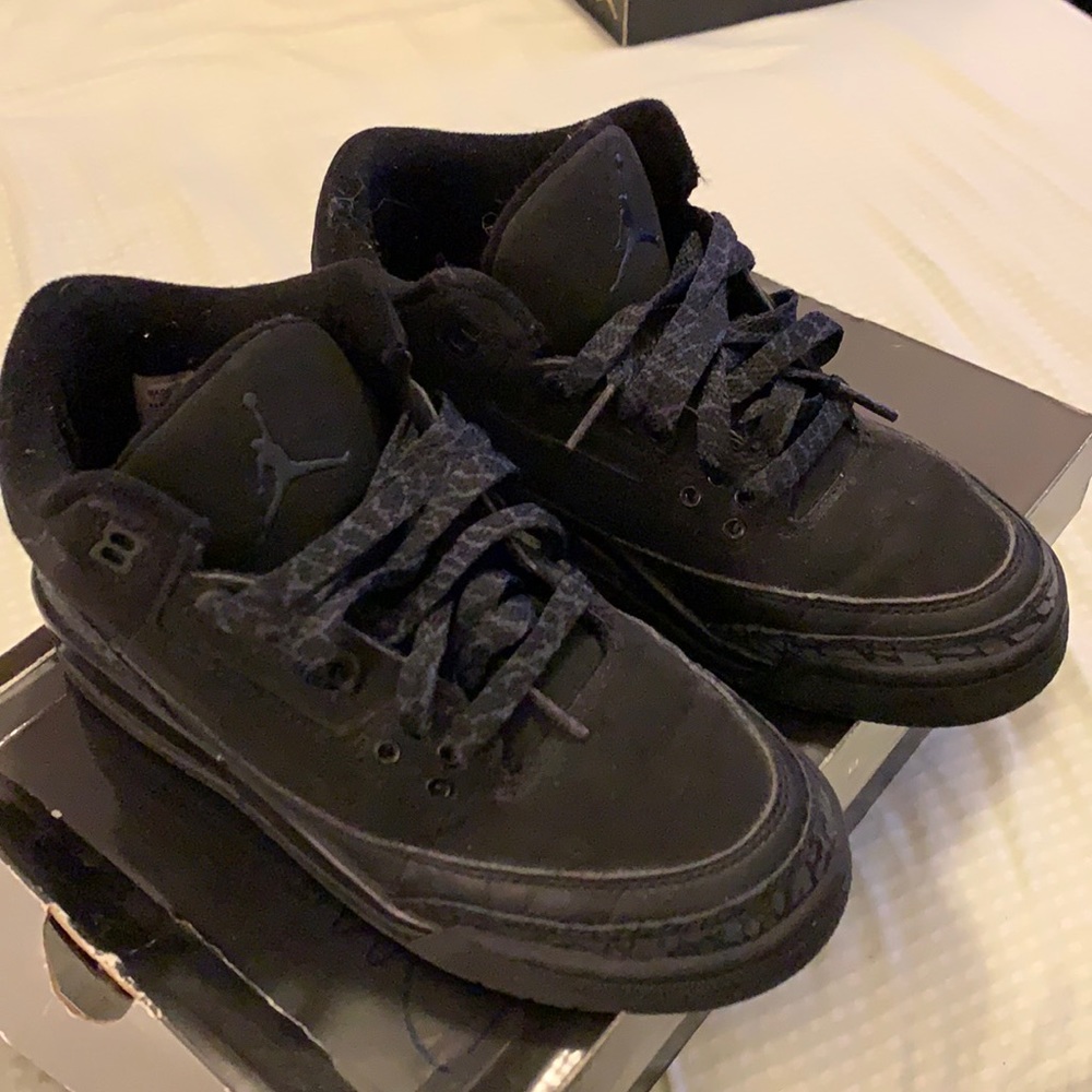 2007 Air Jordan Retro 3 (GS) BLACK CAT 🐈‍⬛